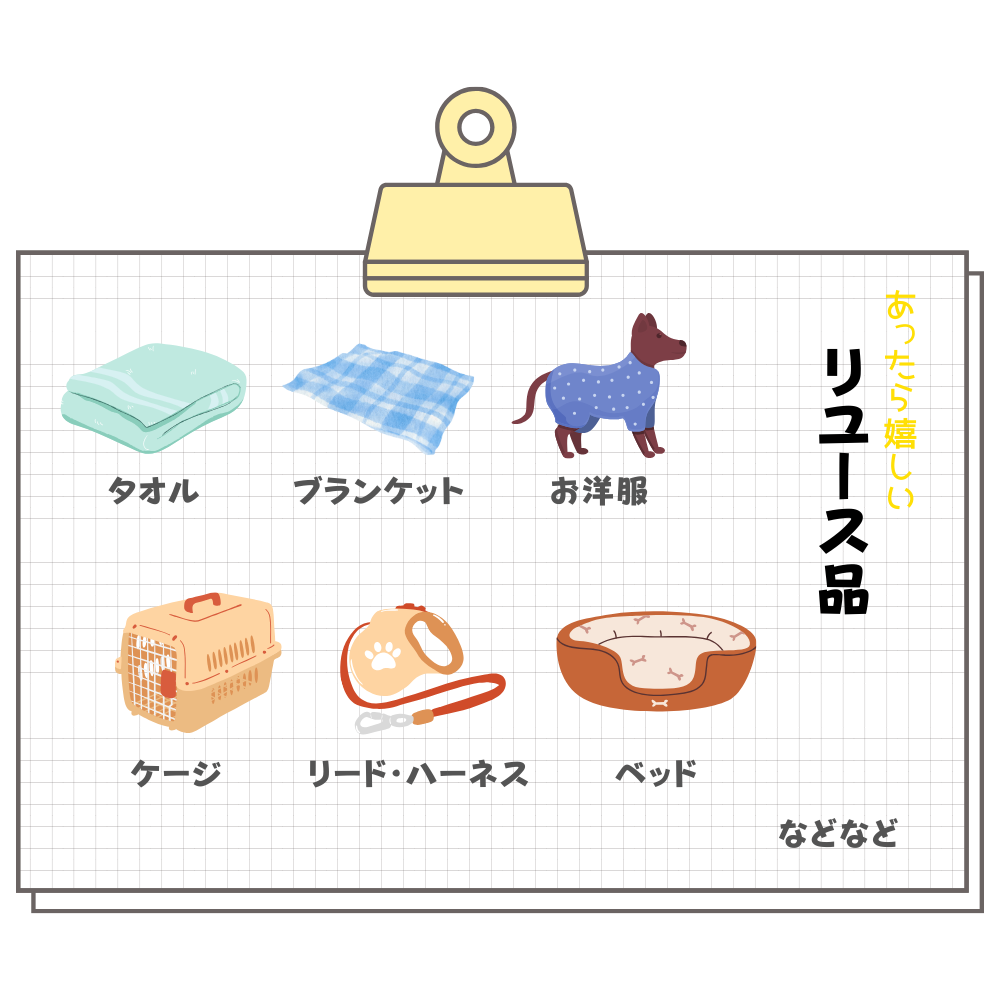 あったら嬉しいリユース品